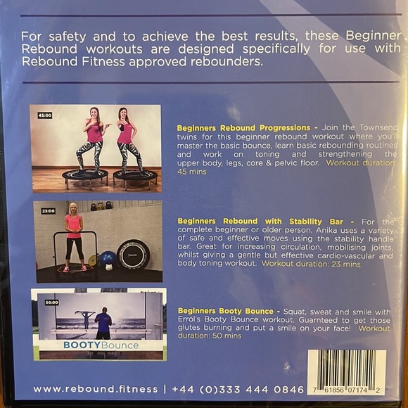 Beginners Bounce Mini Trampoline Exercise DVD Compilation - Picture 4 of 7